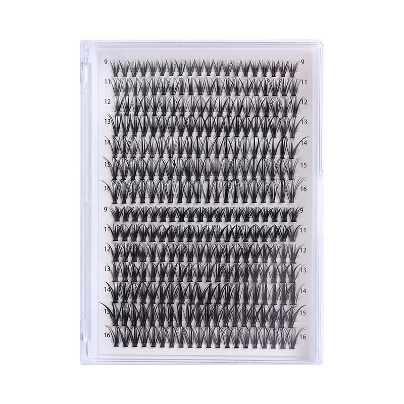 Logre extensiones de pestañas impecables con la bandeja mixta de pestañas en racimo 30D 40D de 9-18 mm de Sparkling Eyes