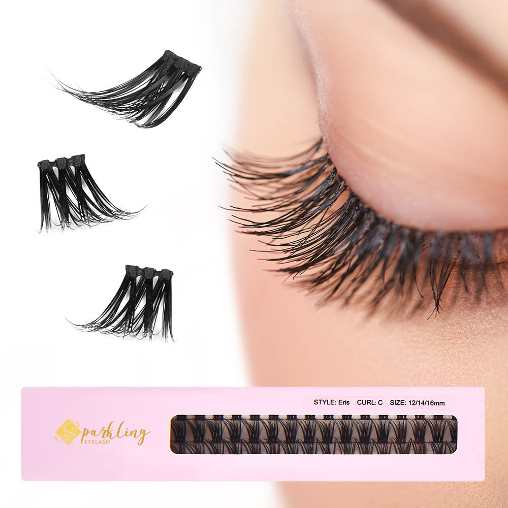 Extensión de pestañas DIY D Curl pestañas individuales largas