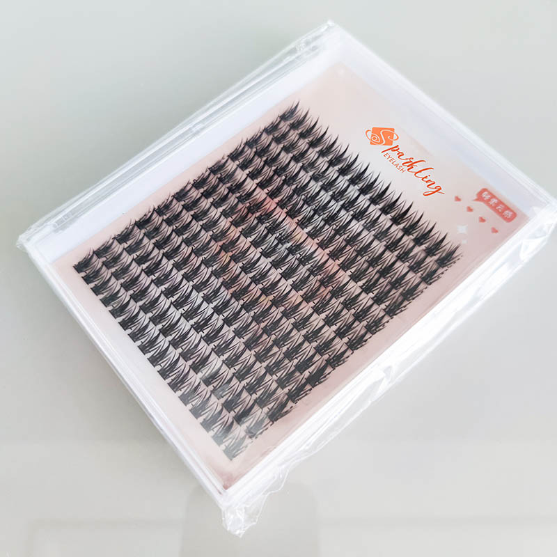 Pestañas individuales 192 piezas C Curl Kit de extensión de pestañas DIY
